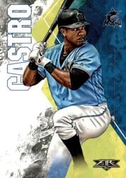 2019 Topps Fire Base Set Starlin Castro #125 card