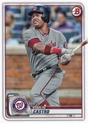 2020 Bowman Base Set Starlin Castro #84 card