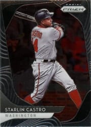 2020 Panini Prizm Base Set Starlin Castro #144 card