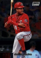 2020 Stadium Club Chrome Base Set Starlin Castro #357 card