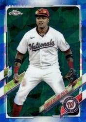 2021 Topps Chrome Sapphire Edition Base Set Starlin Castro #453 card
