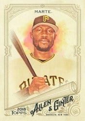 2018 Topps Allen & Ginter Base Set Starling Marte #224 card