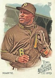 2019 Topps Allen & Ginter Base Set Starling Marte #239 card