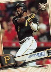 2019 Topps Big League Base Set Starling Marte #140 card