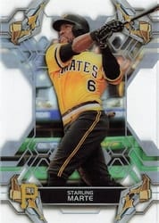 2019 Topps High Tek Base Set Starling Marte #100 card