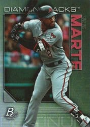 2020 Bowman Platinum Base Set Starling Marte #41 card