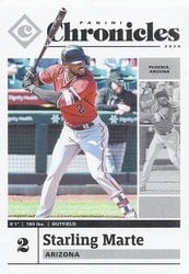 2020 Panini Chronicles Base Set Starling Marte #26 card