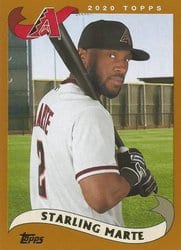 2020 Topps Archives Base Set Starling Marte #211 card