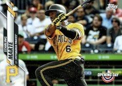 2020 Topps Opening Day Base Set Starling Marte #170 card