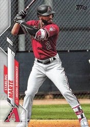 2020 Topps Update Base Set Starling Marte #U-228 card