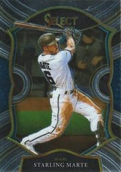 2021 Panini Select Base Set Starling Marte #1 card