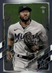 2021 Topps Chrome Ben Baller Edition Base Set Starling Marte #160 card