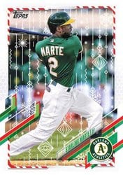 2021 Topps Holiday Base Set Starling Marte #HW102 card