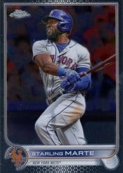 2022 Topps Chrome Update Base Set Starling Marte #USC106 card