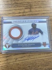 2024 Topps Pristine Pieces Autograph Relic Starling Marte #PPAR-SMA card