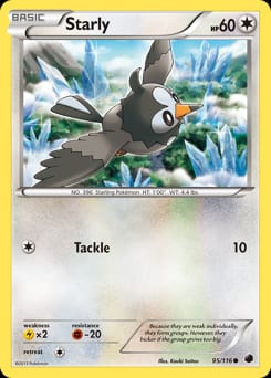 Plasma Freeze Starly #95 card