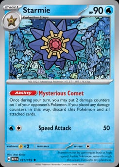 151 Starmie #121 card