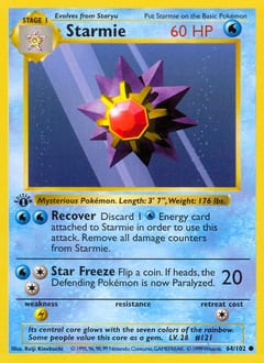 1999 Base Starmie #64 card