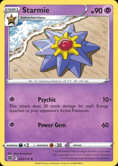 2022 Brilliant Stars Starmie #55 card