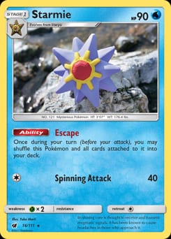 Crimson Invasion Starmie #16 card