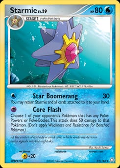 Legends Awakened Starmie #71 card