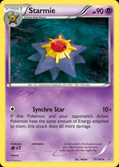 2015 Primal Clash Starmie #73 card