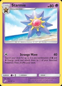 2019 Team Up Starmie #65 card