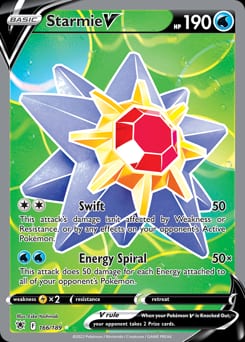 Astral Radiance Starmie V #166 card