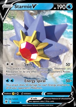 Astral Radiance Starmie V #30 card