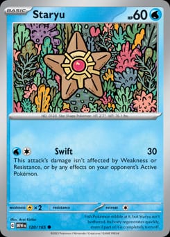 151 Staryu #120 card