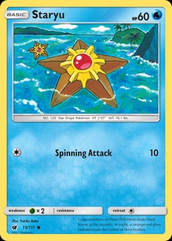 Crimson Invasion Staryu #15 card