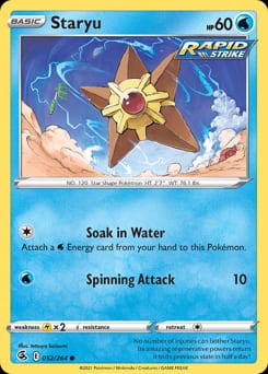 Fusion Strike Staryu #52 card
