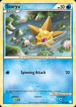HeartGold & SoulSilver Staryu #84 card