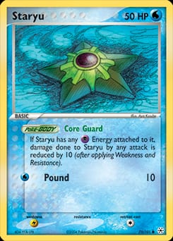 Hidden Legends Staryu #75 card