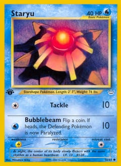 Neo Revelation Staryu #56 card