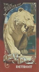 2023 Topps Allen & Ginter Mini Only In... Statues of Tigers #OI-10 card