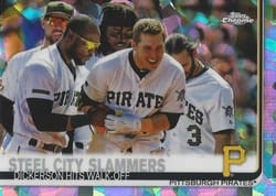 2019 Topps Chrome Sapphire Edition Base Set Steel City Slammers #425 card