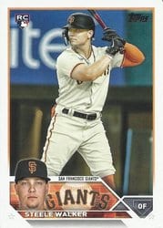 2023 Topps Base Set Steele Walker #264 card