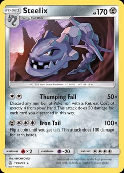 Cosmic Eclipse Steelix #139 card