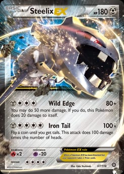 2016 Steam Siege Steelix-EX #67 card