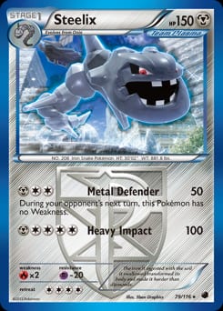 Plasma Freeze Steelix #79 card