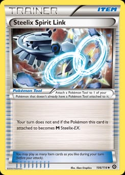 Steam Siege Steelix Spirit Link #106 card