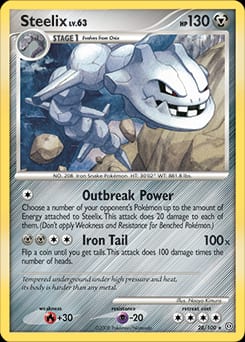 2008 Stormfront Steelix #28 card