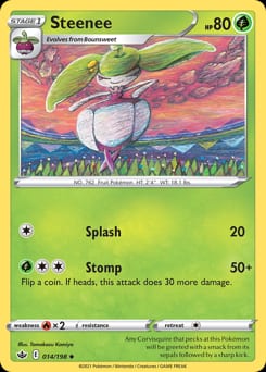 Chilling Reign Steenee #14 card
