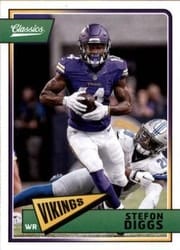 2018 Panini Classics Base Set Stefon Diggs #58 card