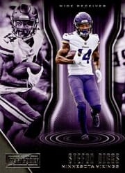 2018 Panini Playbook Base Set Stefon Diggs #64 card