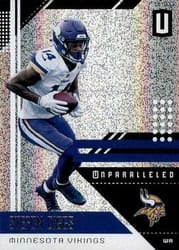 2018 Panini Unparalleled Base Set Stefon Diggs #122 card