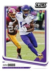 2018 Score Base Set Stefon Diggs #199 card