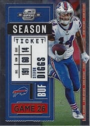 2020 Panini Contenders Optic Base Set Stefon Diggs #8 card