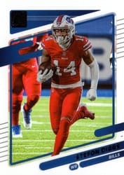 2021 Clearly Donruss Base Set Stefon Diggs #6 card